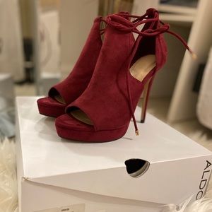 Aldo Burgundy Heels